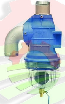 ZAWOR ODCINAJACY SYFON BECZKOWOZU DUZA POJEMNOSC fi80