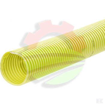 Wąż ssawno - tłoczny PCW żółty ze spiralą Alfagomma, 4"