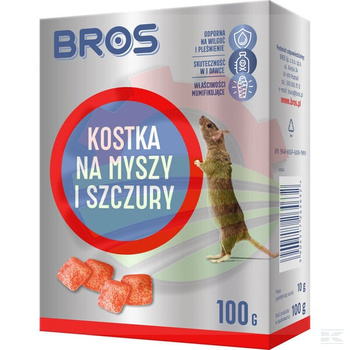 Kostka na myszy i szczury Bros 100g