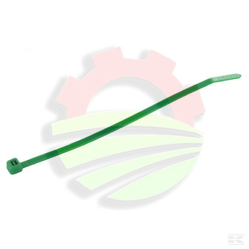 Opaska kablowa 3.6x140 mm zielona, Poliamid, max. Ø 33 mm Kramp