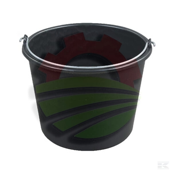Wiadro, czarne, 12 l