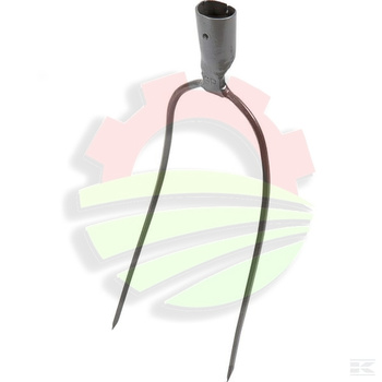 Widły nieoprawne gopart, 2-zębne