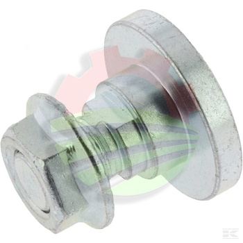 Śruba nożyka z nakrętką, M12 x 24 x 17,5