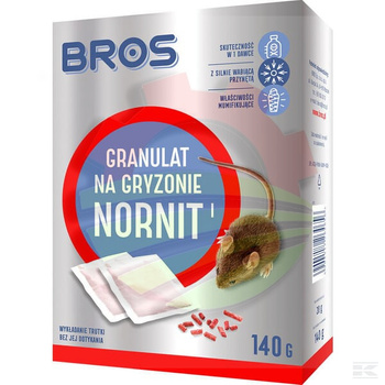 Nornit granulat na gryzonie, 140g