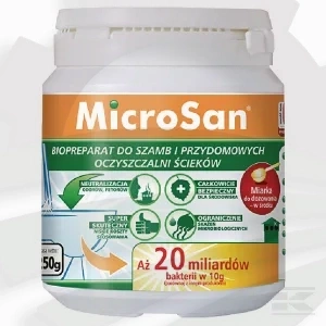 Preparat do szamb i oczyszczalni ściekow MicroSan, 250 g