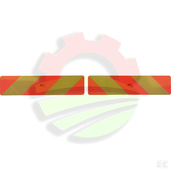 Zestaw tablic ostrzegawczych 566x132 mm KL3 (lewa+prawa)