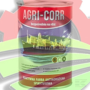 Farba Agri-Corr (Corr-Active), podkładowa szara 1 l