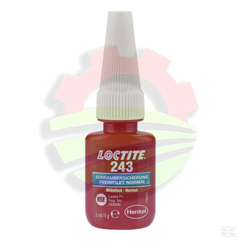 Środek zabezpieczający gwinty 243 Loctite, 5 ml