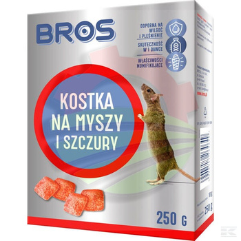 Kostka na myszy i szczury Bros 250g