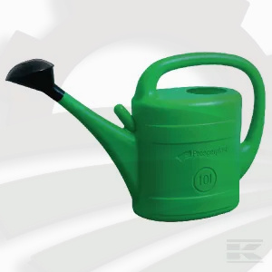 Konewka plastikowa z sitkiem, zielona 5 l