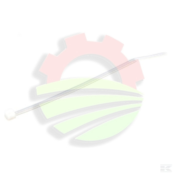 Opaska kablowa 2.5x100 mm biała, Nylon, max. Ø 22 mm Kramp