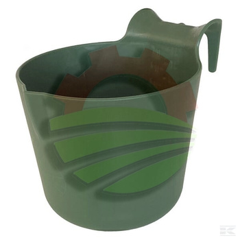Poidło z mini zaczepem hakowym 8 l, ciemnozielone