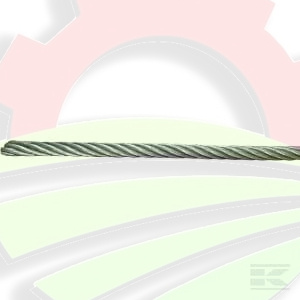 Lina stalowa w kręgu, 20 mm