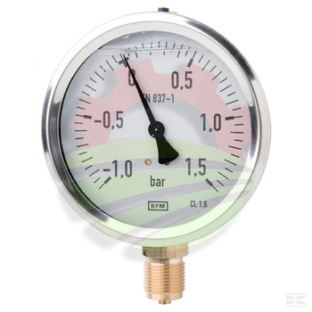 Manowakuometr Ø 100 glicerynowy