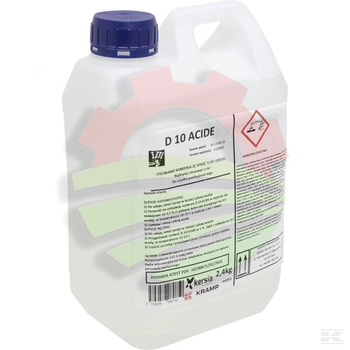 D10 ACIDE - Kwaśny środek myjąco-odkamieniający do urządzeń udojowych, 2.4 kg