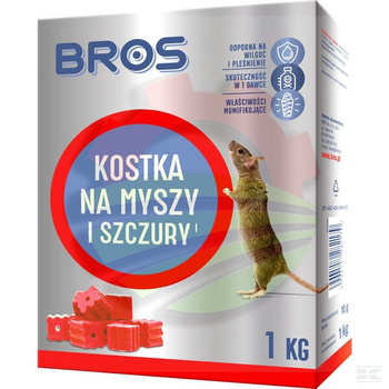 Kostka na myszy i szczury Bros 1kg