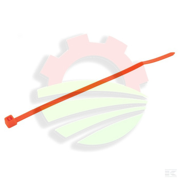 Opaska kablowa 2.5x100 mm pomarańczowa, Nylon, max. Ø 22 mm Kramp