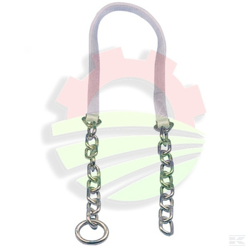 Pas uwięzi nylonowy z łańcuchami, 1900 mm