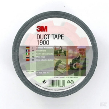 Taśma naprawcza Economy Duct Tape 1900 3M, czarna 50 mm x 50 m