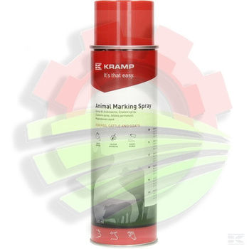 Spray do znakowania zwierząt, czerwony 500 ml Kramp