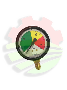 Manometr glicerynowy, 16 bar przyłącze dolne 1/4"