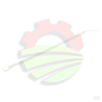 Opaska kablowa 3.6x140 mm biała, Poliamid, max. Ø 33 mm Kramp