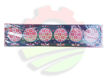Uszczelka głowicy silikon 6-cyl. (2-otwory) 1.5mm C-385 ORYGINAŁ URSUS