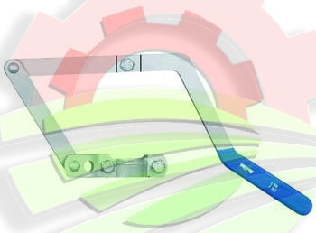 Zestaw dźwigni do zaworów suwakowych MZ i RIV Perrot, 4" 5" 6"