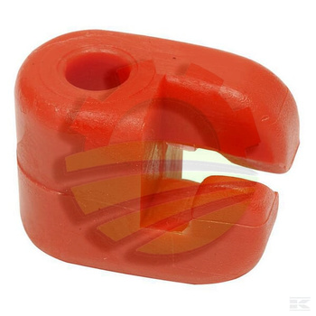 Insulator red to 10 mm 100 pcs