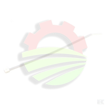 Opaska kablowa 4.8x370 mm biała, Nylon, max. Ø 102 mm Kramp