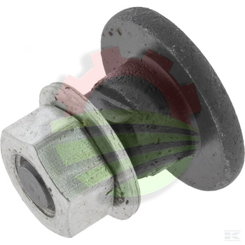 Śruba nożyka z nakrętką, M10 x 28 x 16