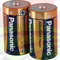 Bateria Alkaline Power Panasonic, D, LR20APB