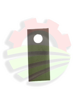 Nożyk kosiarki, 107 x 45 x 4, O 18,25, lewy